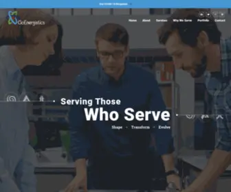 Goenergistics.com(Serving Those Who Serve) Screenshot