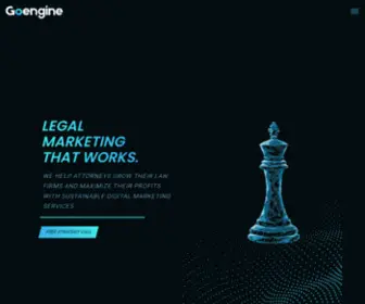 Goengine.co(We generate more leads and better cases for attorneys & law firms) Screenshot