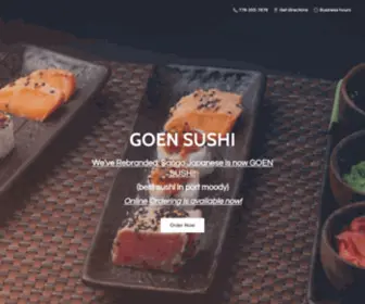 Goensushi.ca(We've Rebranded) Screenshot