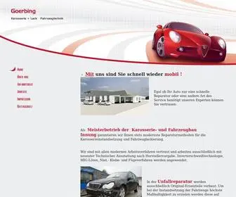 Goerbing-Karosserie.de(Goerbing) Screenshot