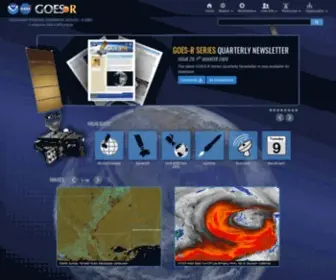 Goes-R.gov(Geostationary Operational Environmental Satellites) Screenshot