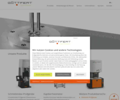 Goettfert.de(GÖTTFERT Werkstoff) Screenshot