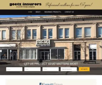 Goetzinsurors.com(Professional Excellence for over 65 years) Screenshot