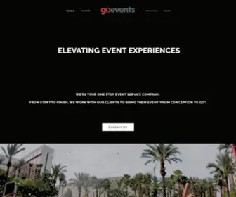 Goevents.com(Go events) Screenshot