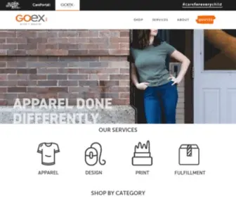 Goex.org(A better shirt starts with better standards. GOEX) Screenshot