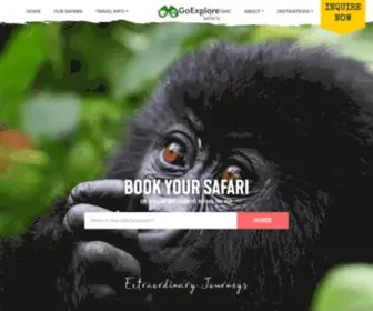 Goexploresafaris.com(GoExplore Safaris) Screenshot