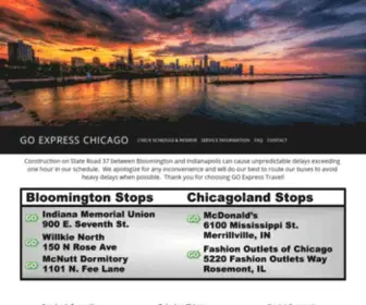 Goexpresschicago.com(GO Express Chicago) Screenshot