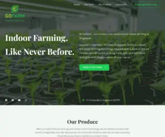 Gofarm.sg(Hi-Tech Vertical Farm in Singapore) Screenshot