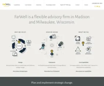 Gofarwell.com(Flexible Project Advisory Firm in Madison and Milwaukee Wisconsin) Screenshot