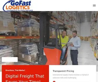 Gofastlogisticsint.com(Go Fast) Screenshot