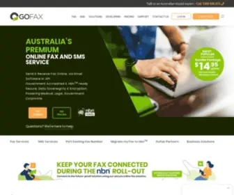 Gofax.com.au(GoFax®) Screenshot
