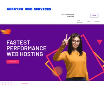 Gofayda.com(Unlimited SSD Web Hosting) Screenshot