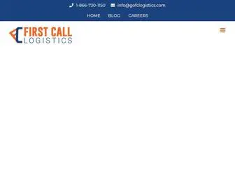 Gofclogistics.com(First Call Logistics) Screenshot