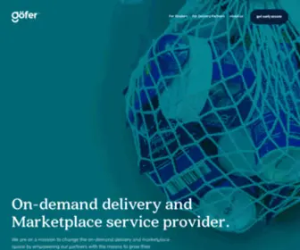 Gofer.com.gh(On-demand delivery and Marketplace service provider) Screenshot