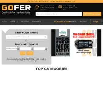 Goferparts.com(Gofer Parts) Screenshot