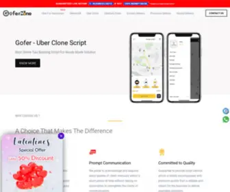 Goferzone.com(Uber Clone) Screenshot