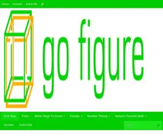 Gofiguremath.org(Go Figure) Screenshot