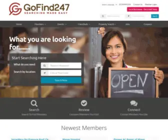 Gofind247.com(Local Business Directory) Screenshot