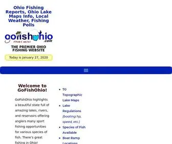 Gofishohio.com(GoFishOhio 2020) Screenshot