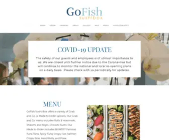 Gofishsushibox.com(GoFish Sushi Box) Screenshot