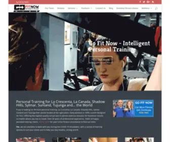 Gofitnow.com(Best Personal Training La Crescenta) Screenshot