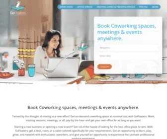 Gofloaters.com(Book Coworking Spaces for work and meetings) Screenshot