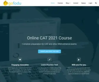 Gofodu.com(Online CAT Exam Preparation) Screenshot