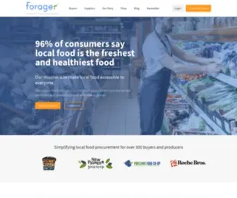 Goforager.com(Changing the way we source local food) Screenshot