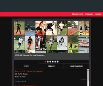 Goforesters.com(Lake Forest College Athletics) Screenshot