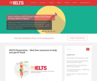 Goforielts.com(Free IELTS preparation online) Screenshot