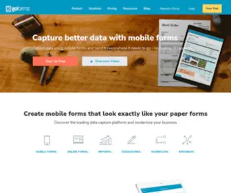 Goformz.com(Mobile Forms and Reporting Solution) Screenshot