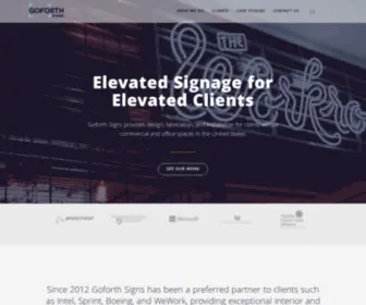 Goforthsigns.com(Goforth Signs) Screenshot