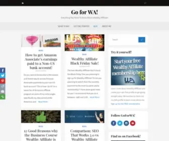 Goforwa.com(Go For Wealthy Affiliate) Screenshot