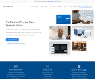 Goforward.com(Doctors Dedicated to Your Long) Screenshot