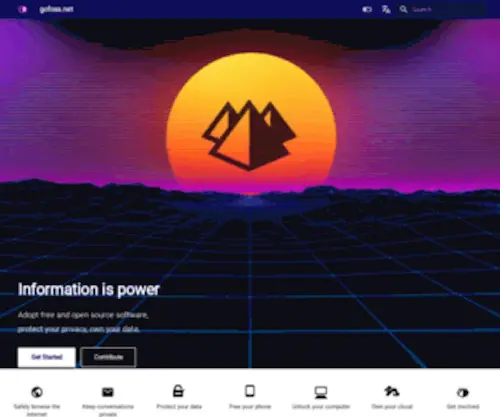 Gofoss.net(Digital freedom for all) Screenshot