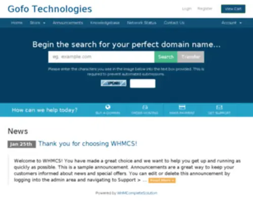 Gofotechnologies.net(Gofo Technologies) Screenshot