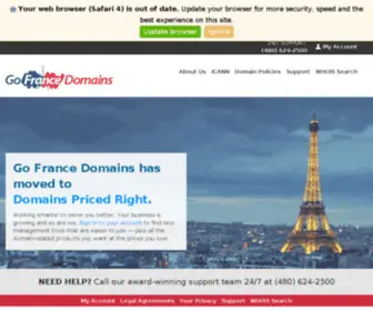 GofranceDomains.com(Go France Domains) Screenshot