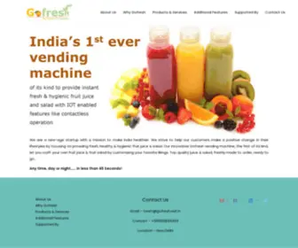 Gofresh.net.in(Go natural Go healthy) Screenshot