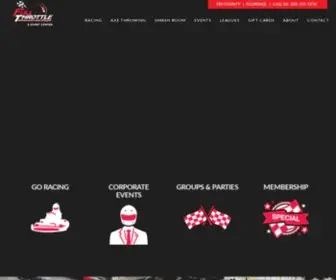 Gofullthrottle.com(Full Throttle Indoor Karting) Screenshot