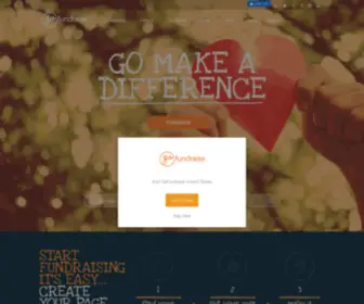 Gofundraise.co.nz(Online Fundraising) Screenshot