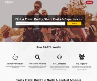 Gogaffl.com(Find a Travel Buddy) Screenshot