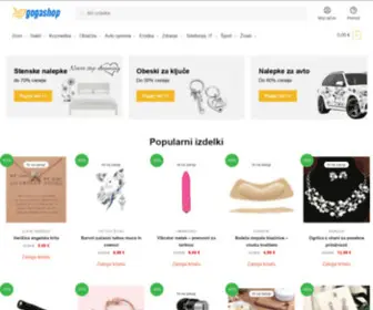 Gogashop.com(Veselo spletno nakupovanje po nizkih cenah) Screenshot