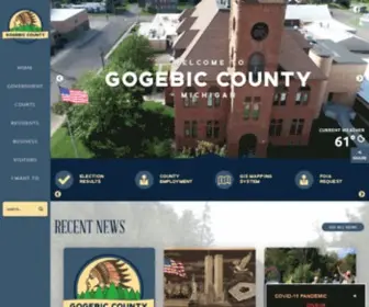 Gogebiccountymi.gov(Gogebic County) Screenshot