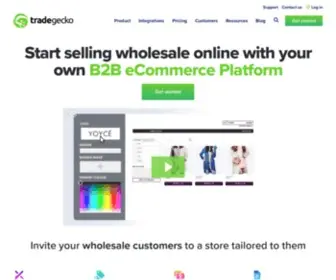 Gogecko.com(B2B eCommerce Platform) Screenshot