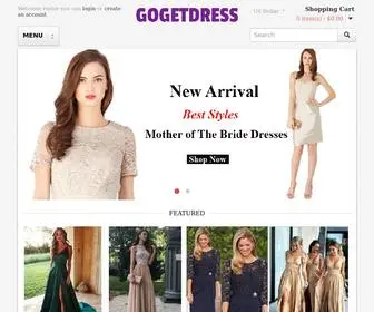 Gogetdress.com(Cheap Wedding Dresses & Formal Dresses Online Shop) Screenshot