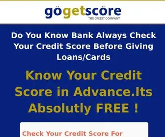 Gogetscore.com(The Credit Company) Screenshot