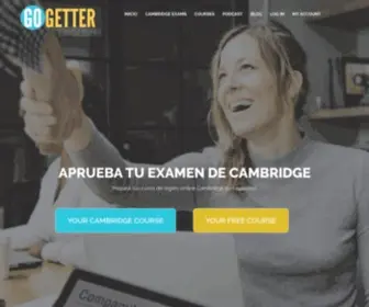 Gogetterenglish.es(Cursos de Preparación Cambridge) Screenshot