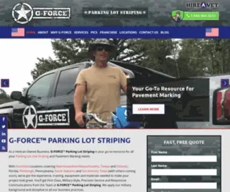 Gogforce.com(Your Veteran Team of Parking Lot Striping Experts) Screenshot