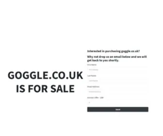 Goggle.co.uk(Goggle) Screenshot