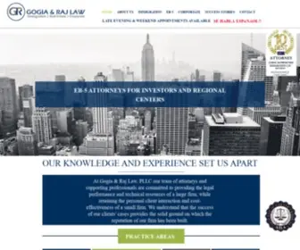 Gogialaw.com(Gogia & Raj Law) Screenshot